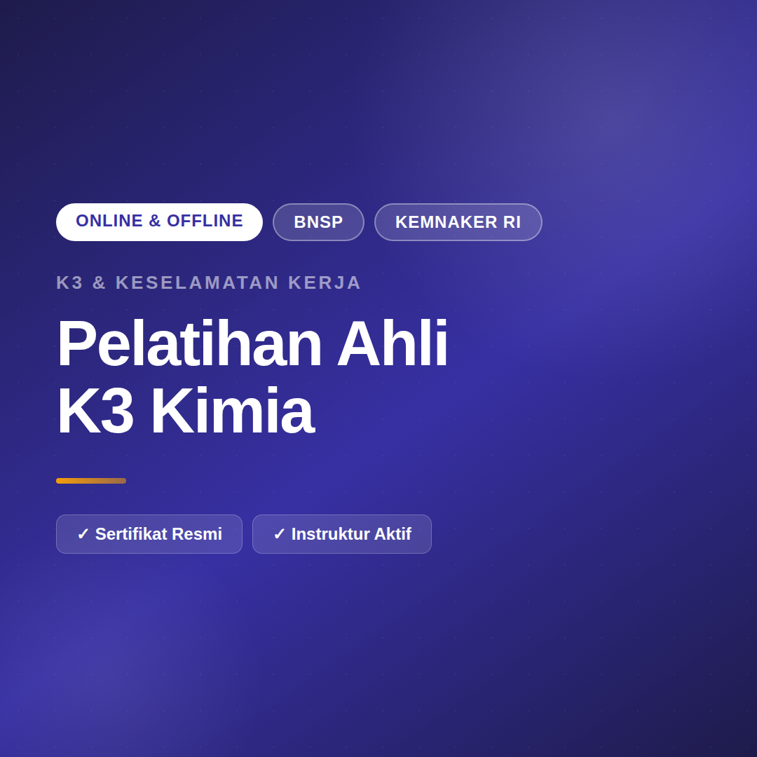 Pelatihan K3 Kimia