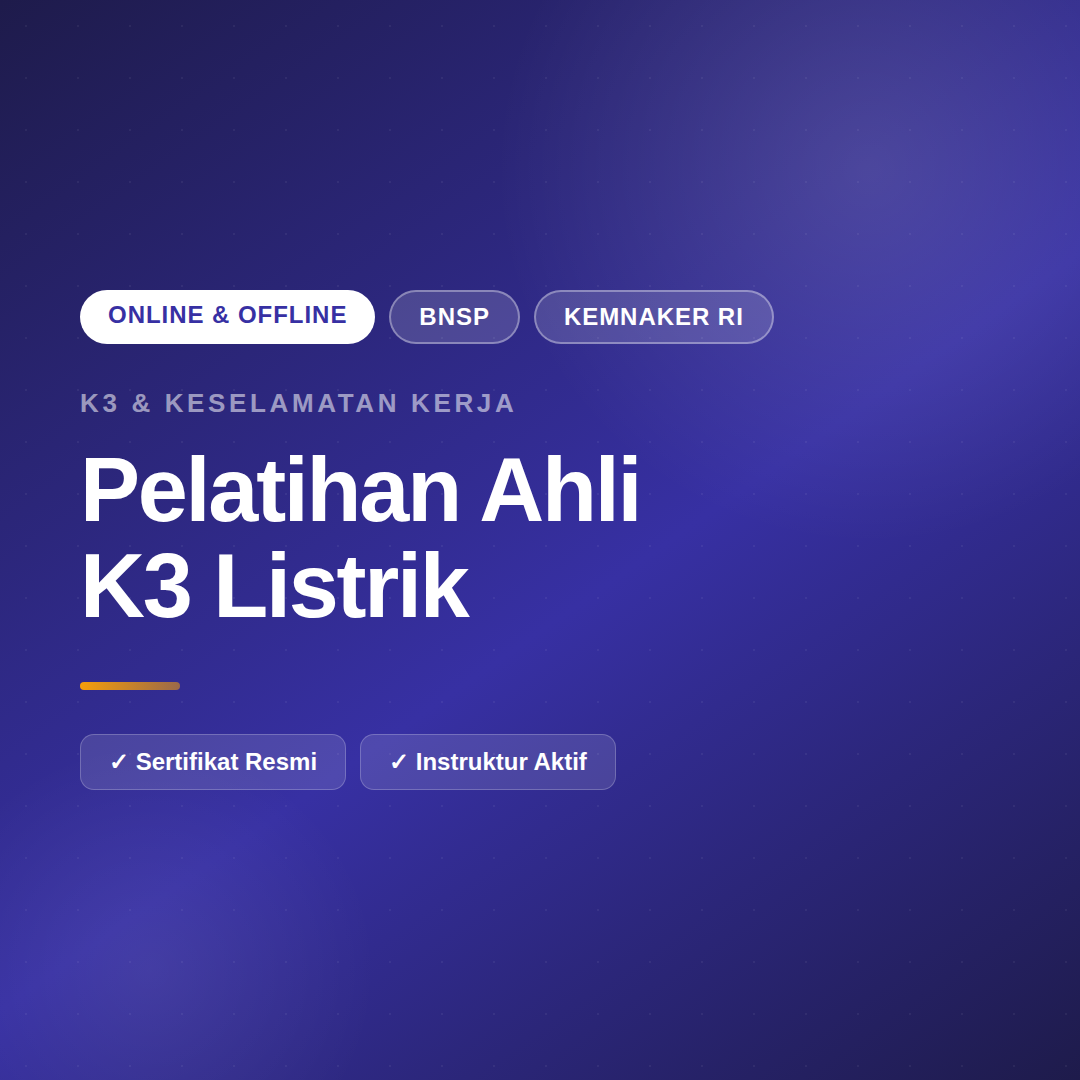 Pelatihan K3 Listrik