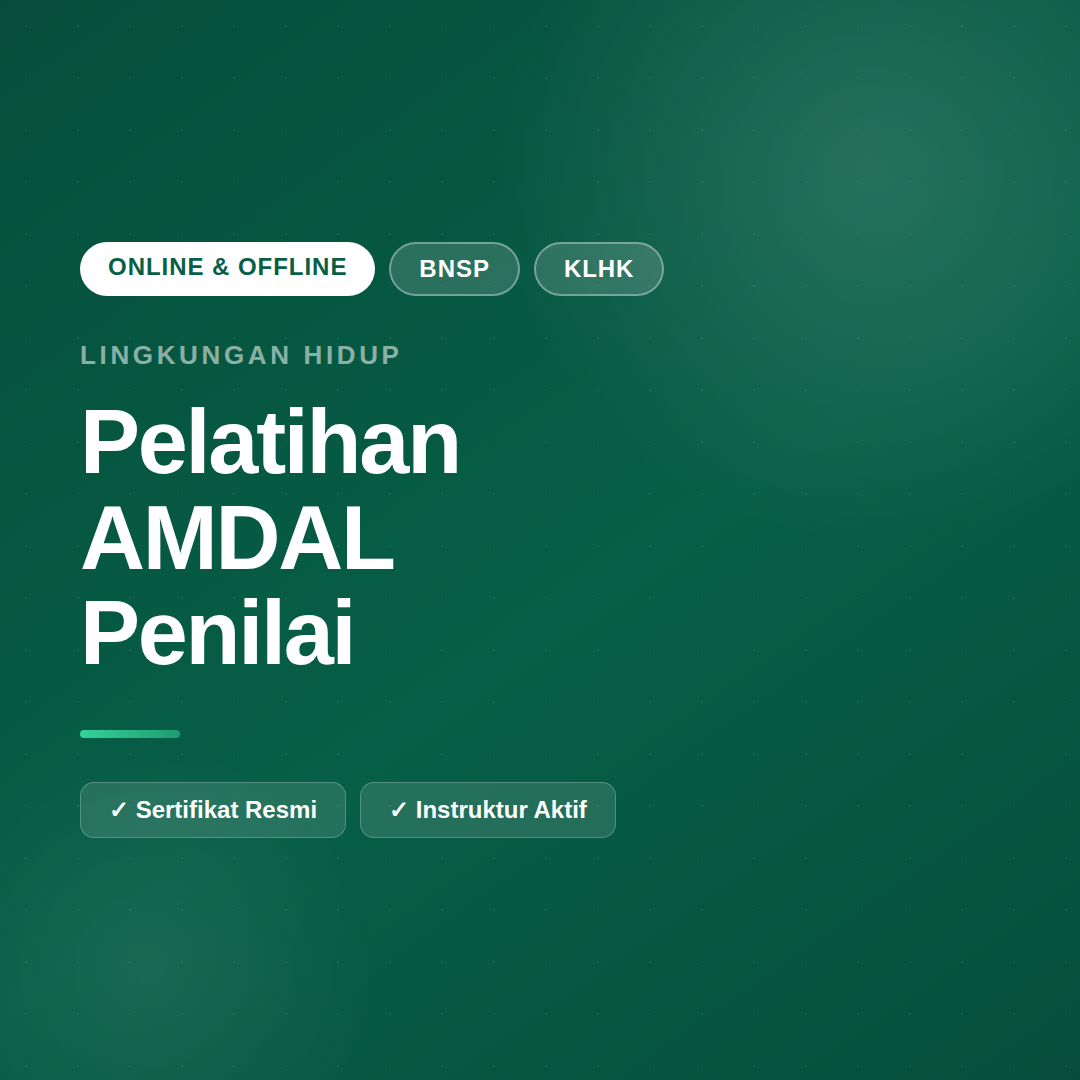 Pelatihan Penilai AMDAL