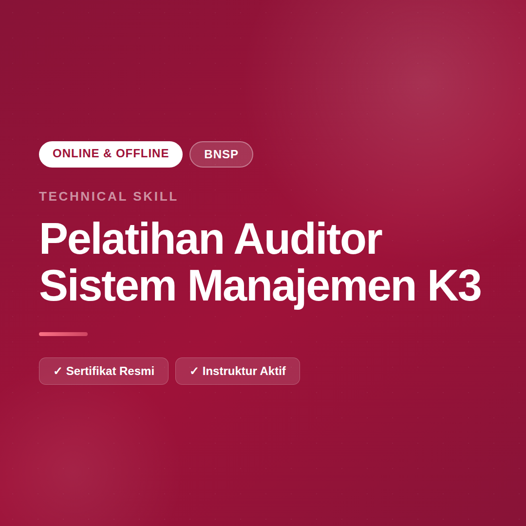 Pelatihan Safety Induction Trainer
