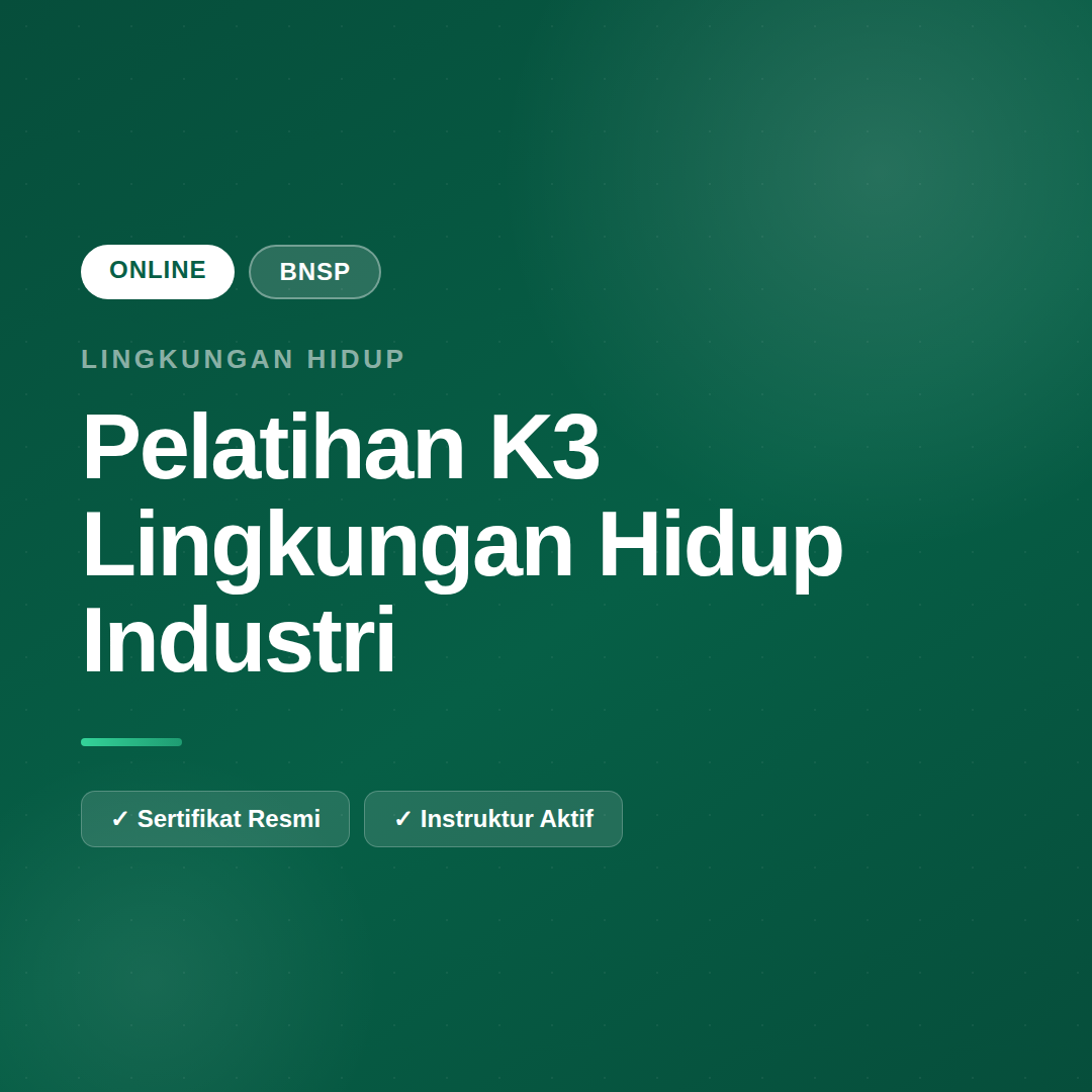 Pelatihan ISO 14001 Lead Implementer