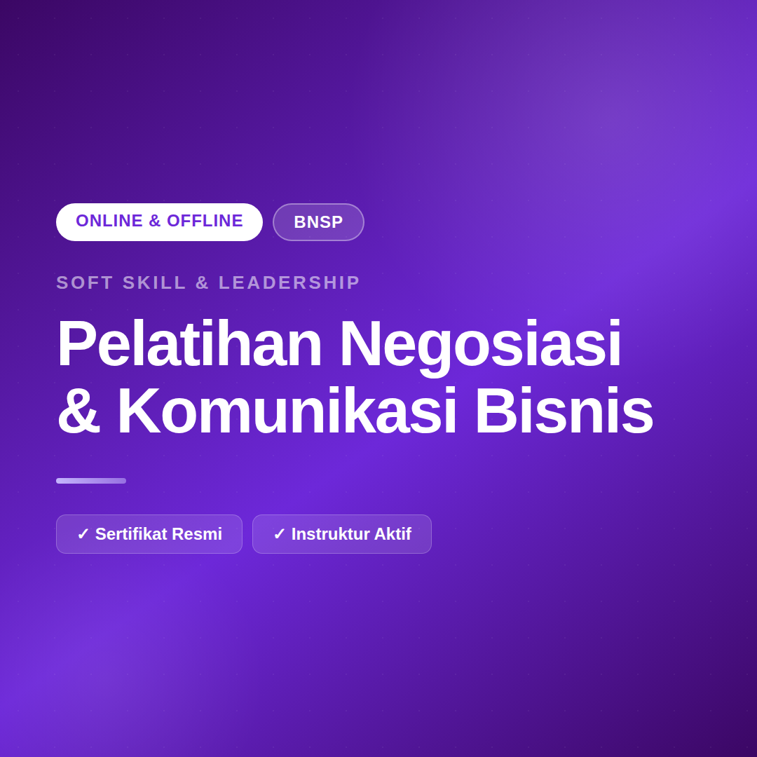Negosiasi & Persuasi
