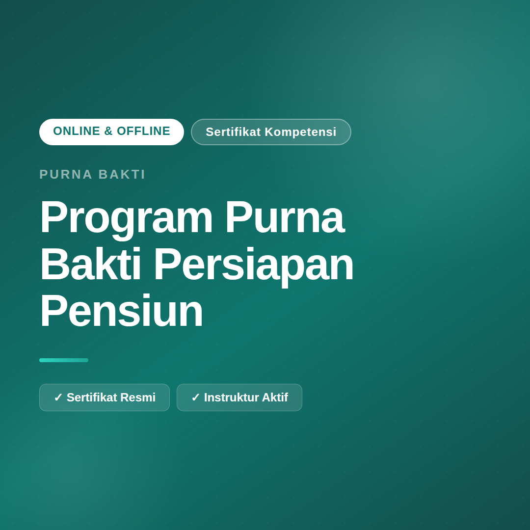 Program Persiapan Pensiun Komprehensif